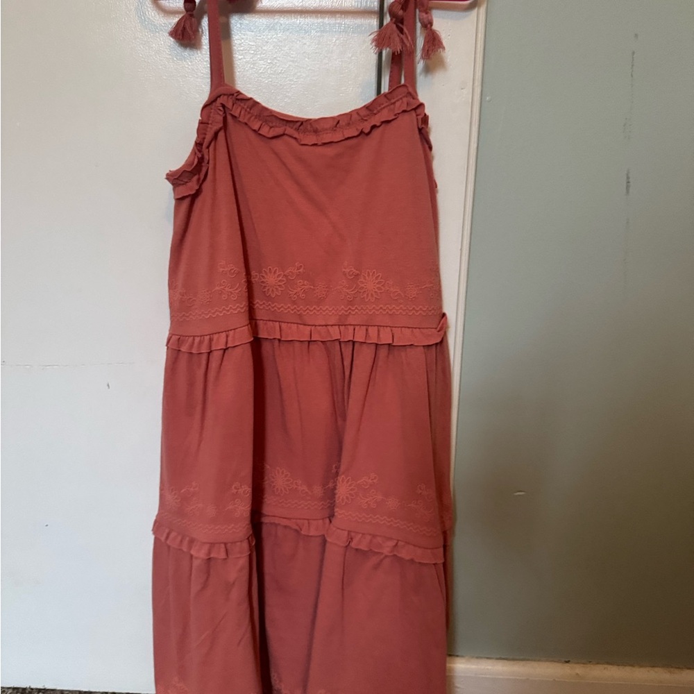 btween Casual Kids Dress in Rust